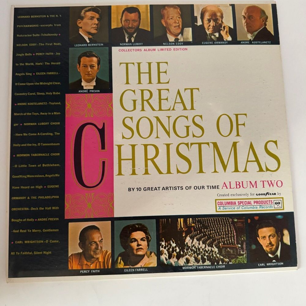 The Great Songs‎ of Christmas Album Two Columbia Records